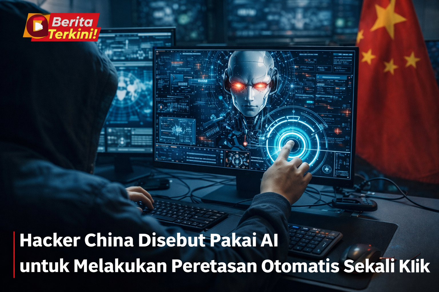 Hacker China Disebut Pakai AI untuk Melakukan Peretasan Otomatis Sekali Klik