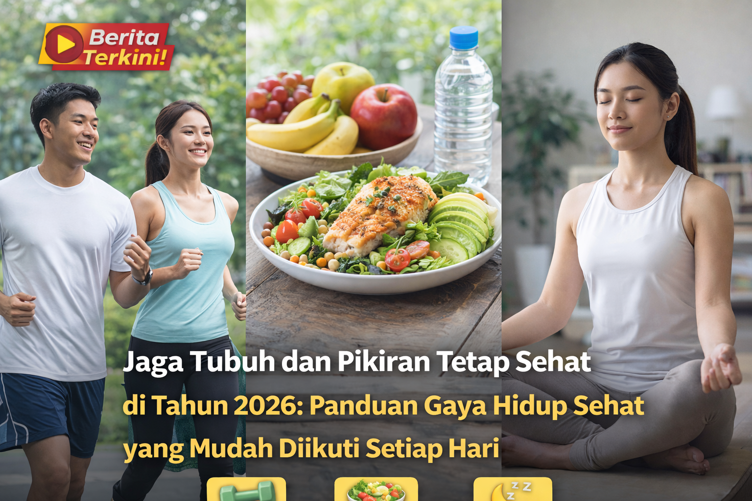 Jaga Tubuh dan Pikiran Tetap Sehat di Tahun 2026: Panduan Gaya Hidup Sehat yang Mudah Diikuti Setiap Hari